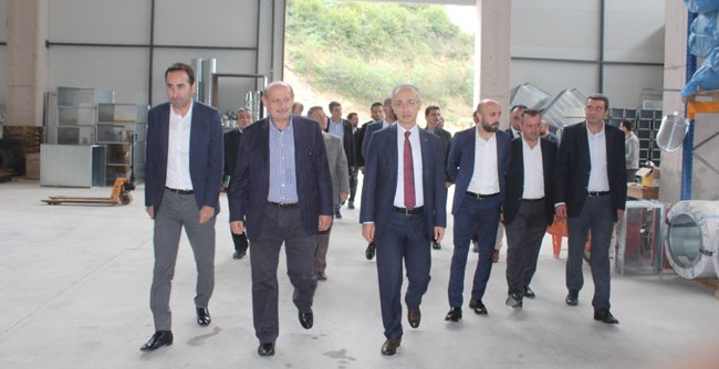 Üniversite ve Sanayi İşbirliği Heyeti Bölgemizdeki Firmalarımızı Ziyaret Etti
