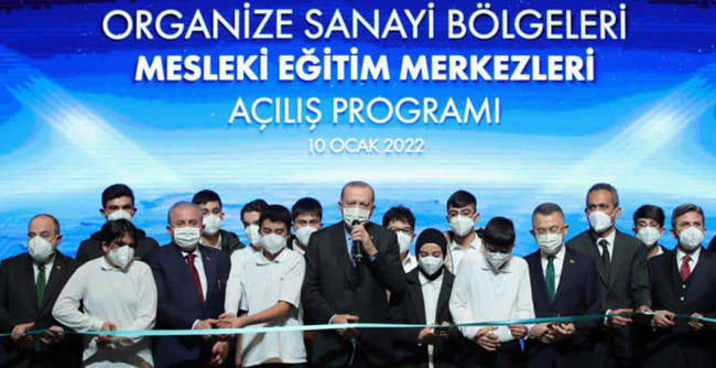 Osb Mesleki Eğitim Merkezi Toplu Açılışı Cumhurbaşkanı Erdoğan’ın Katılımıyla Gerçekleştirildi