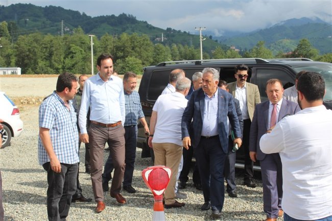 Hayati Yazıcı Rize Organize Sanayi Bölgemizi Ziyaret Etti…