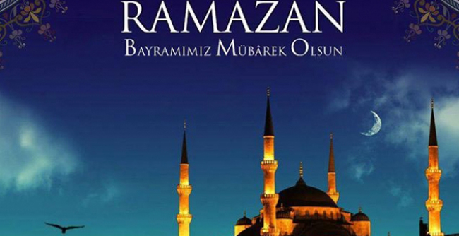 Ramazan bayraminiz mübarek olsun