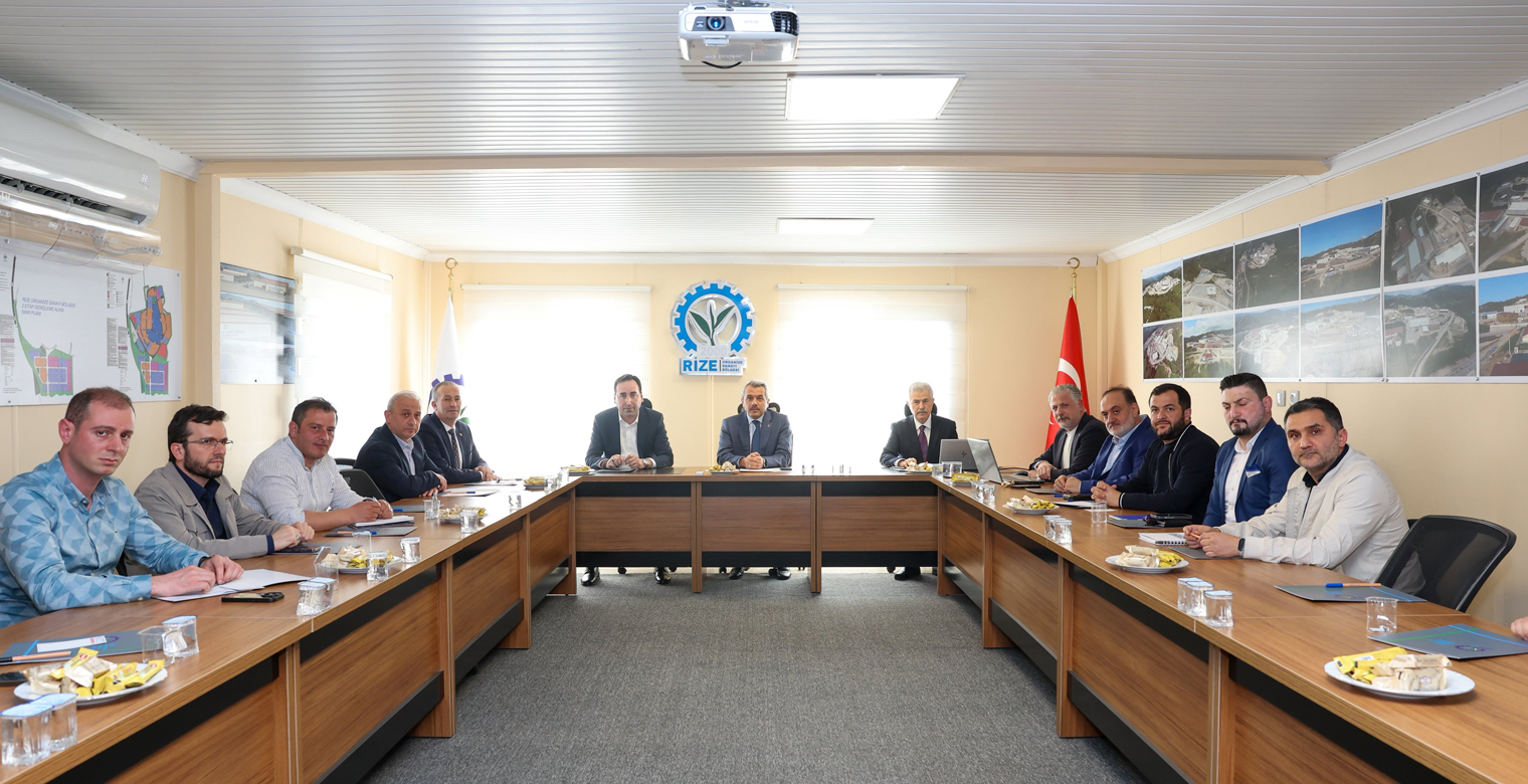 RİZE ORGANİZE SANAYİ BÖLGEMİZ'DE BİLGİLENDİRME TOPLANTISI YAPILDI
